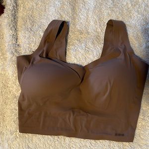 Tan Skims bra